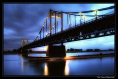 Rheinbrücke Krefeld Uerdingen ...