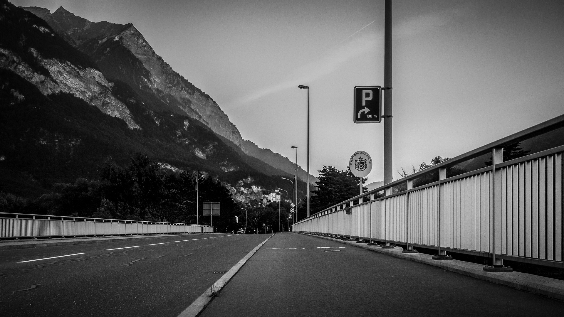 Rheinbrücke nach Balzers