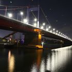 Rheinbrücke nachts