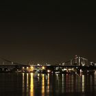 Rheinbrücke und Hafen Krefeld-Uerdingen