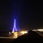 Rheinbrücke Wesel - 2 Generation bei Nacht -