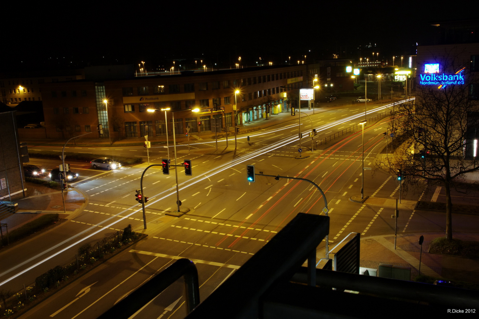 Rheine bei Nacht1