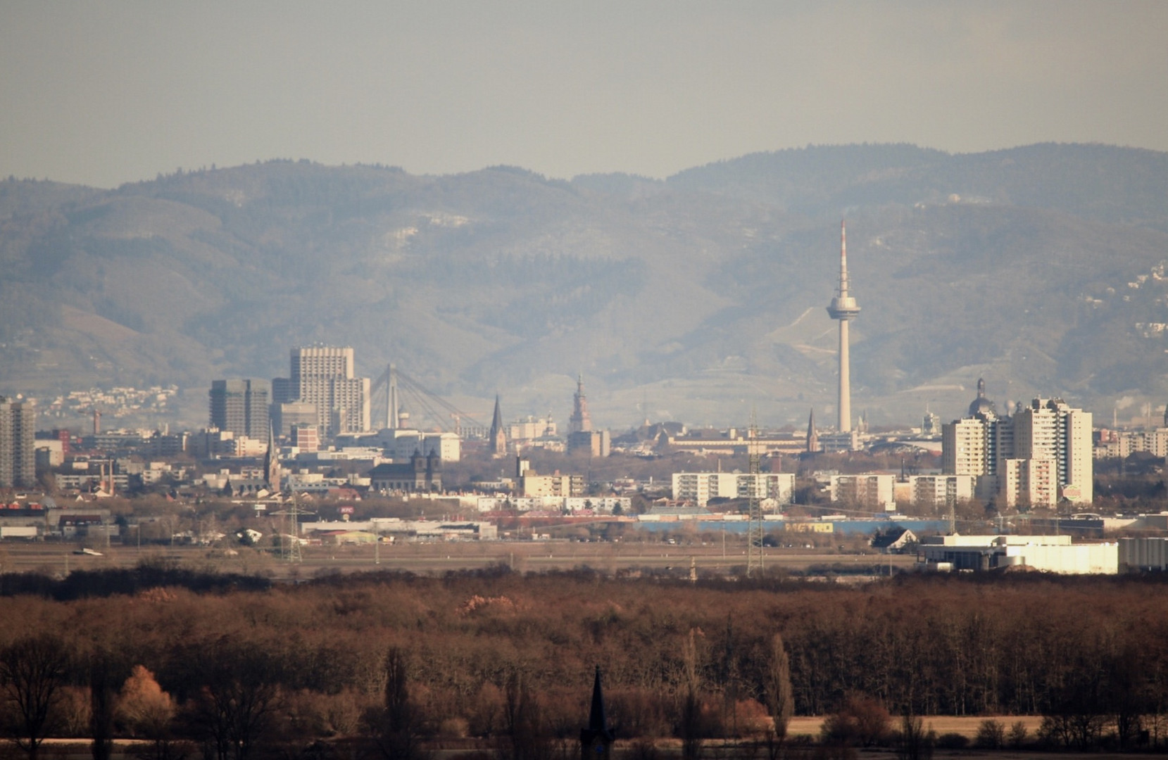 Rheinebene Ludwigshafen / Mannheim