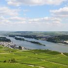 Rheinebene mit Blick links auf Rüdesheim