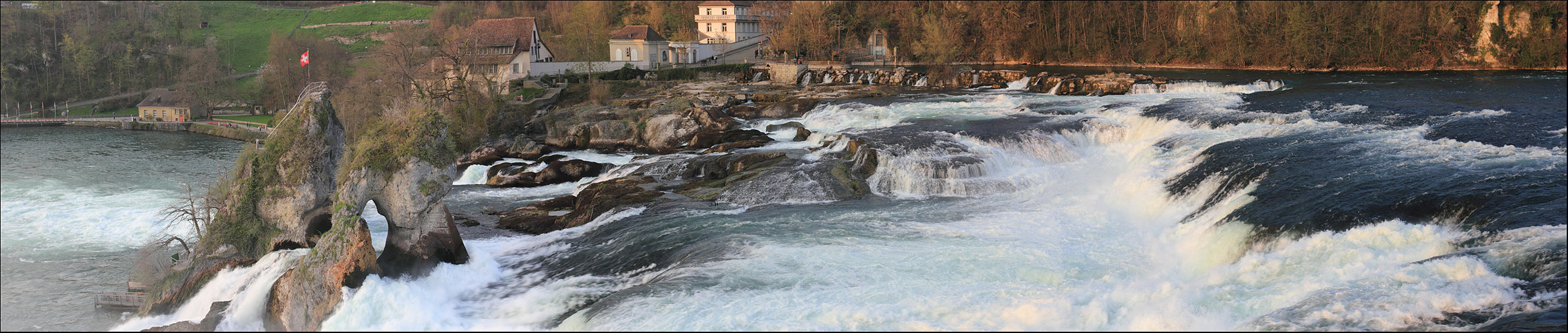 Rheinfall 3 Bilder-Panorama