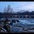 Rheinfall am Abend