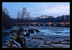 Rheinfall am Abend