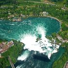 Rheinfall aus dem Zeppelin