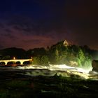 Rheinfall bei Gewitternacht