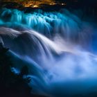 Rheinfall bei Nacht