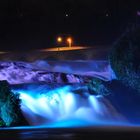 Rheinfall bei Nacht