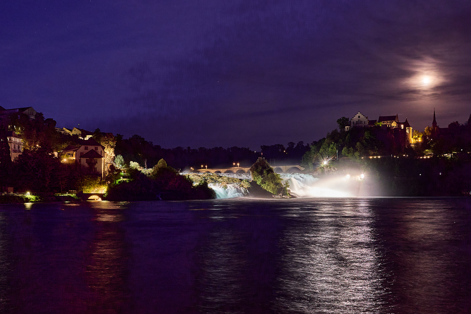 Rheinfall bei Nacht September 2022