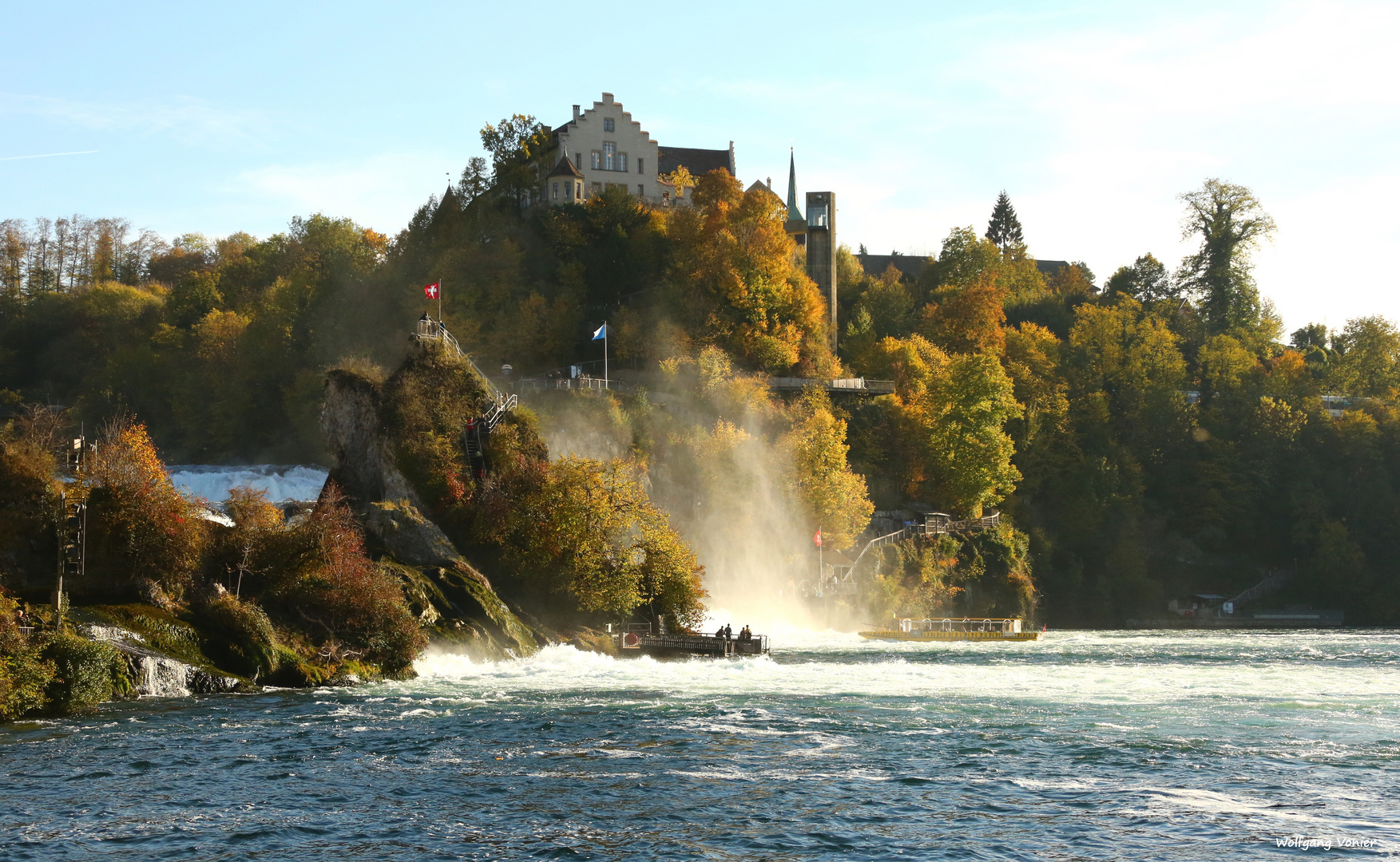 Rheinfall bei Schaffhausen in der Schweiz