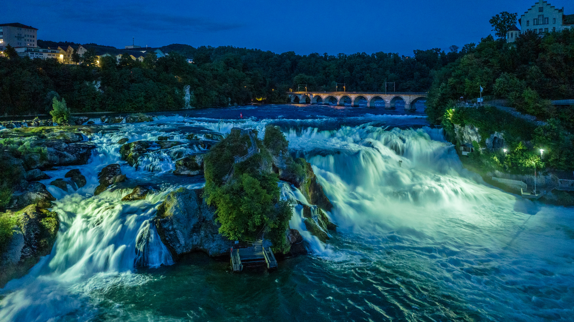 Rheinfall by Night