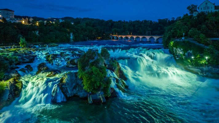 Rheinfall by Night
