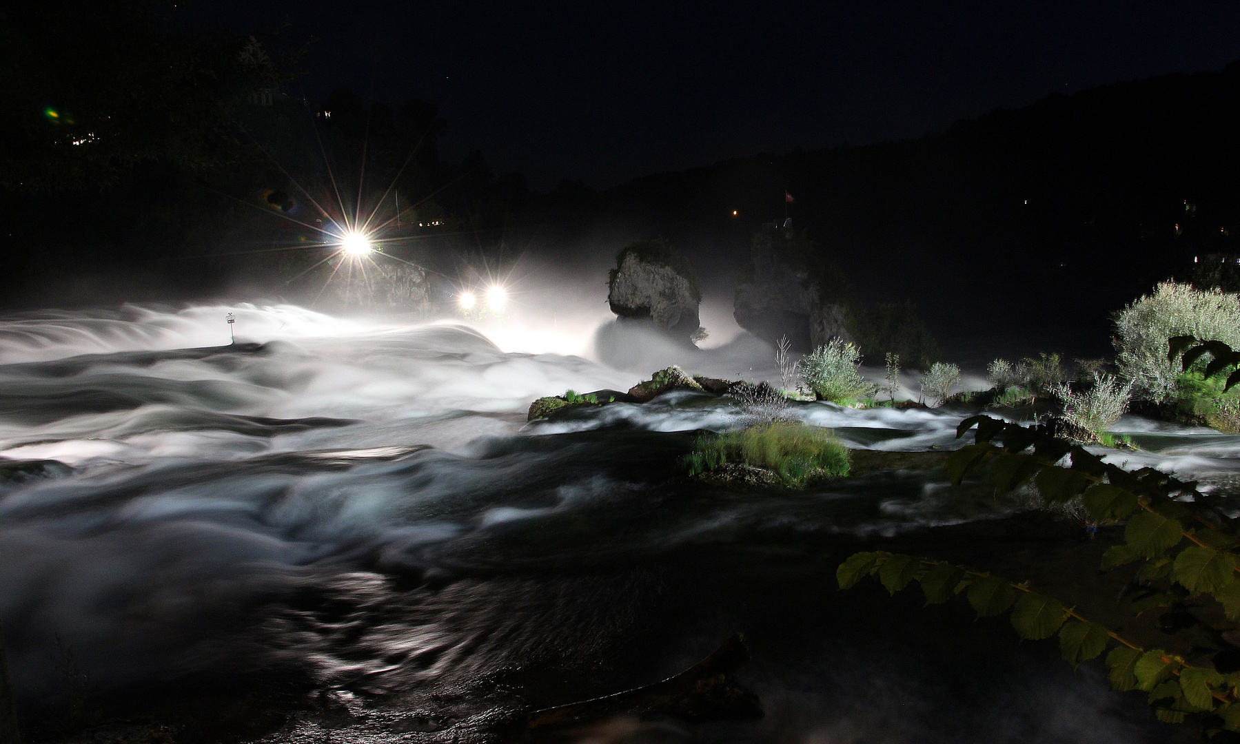 Rheinfall by Night