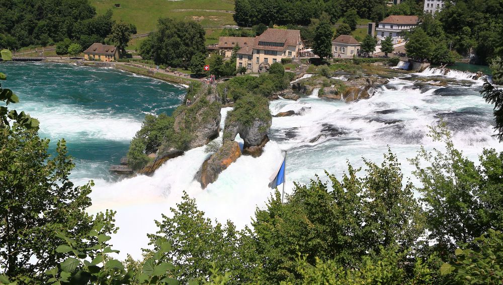 Rheinfall ganz harmlos