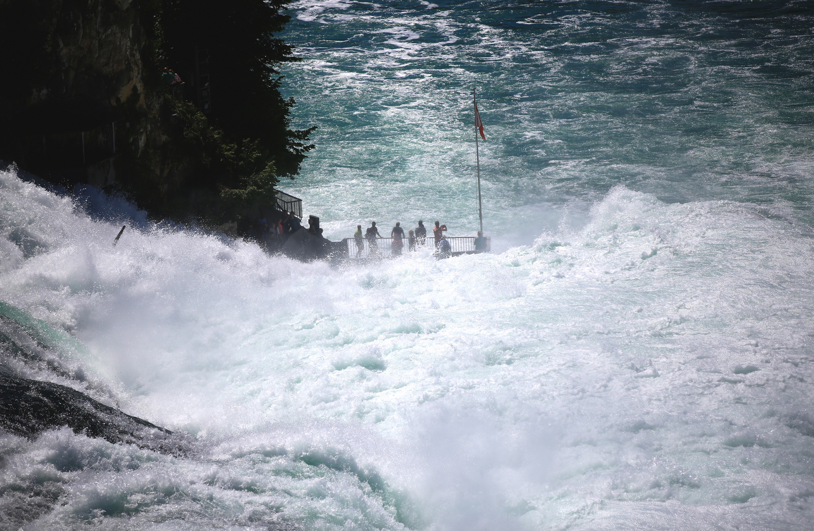 Rheinfall ganz nahe