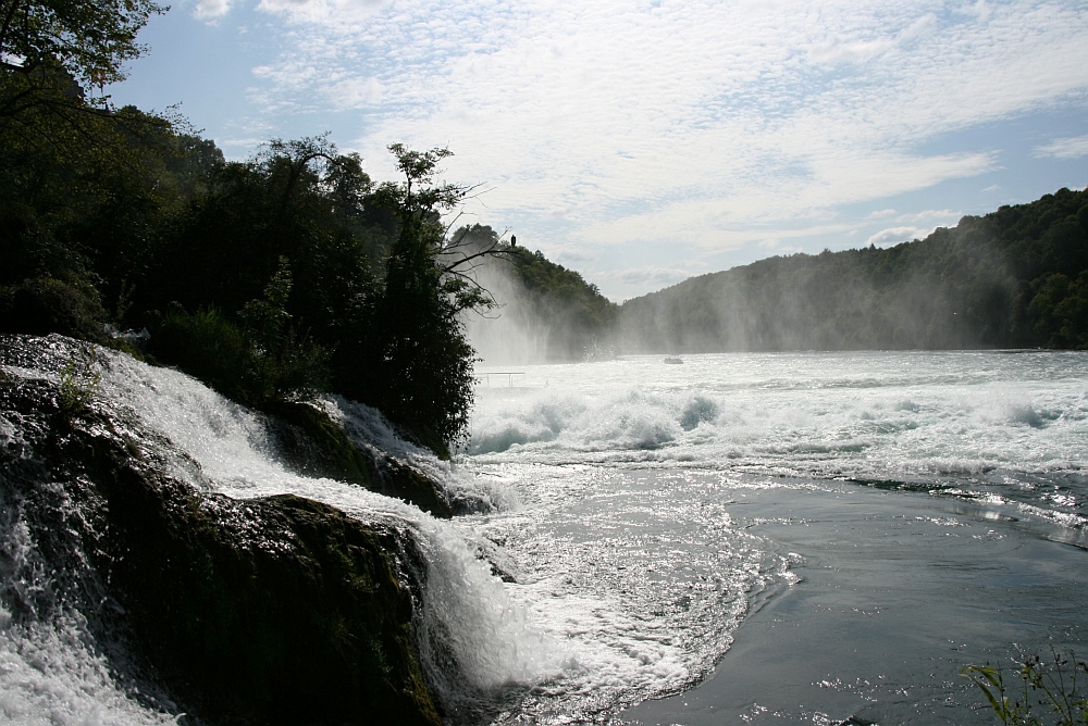 Rheinfall im Gegenlicht