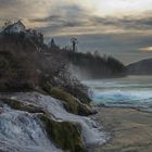 Rheinfall im Januarlicht