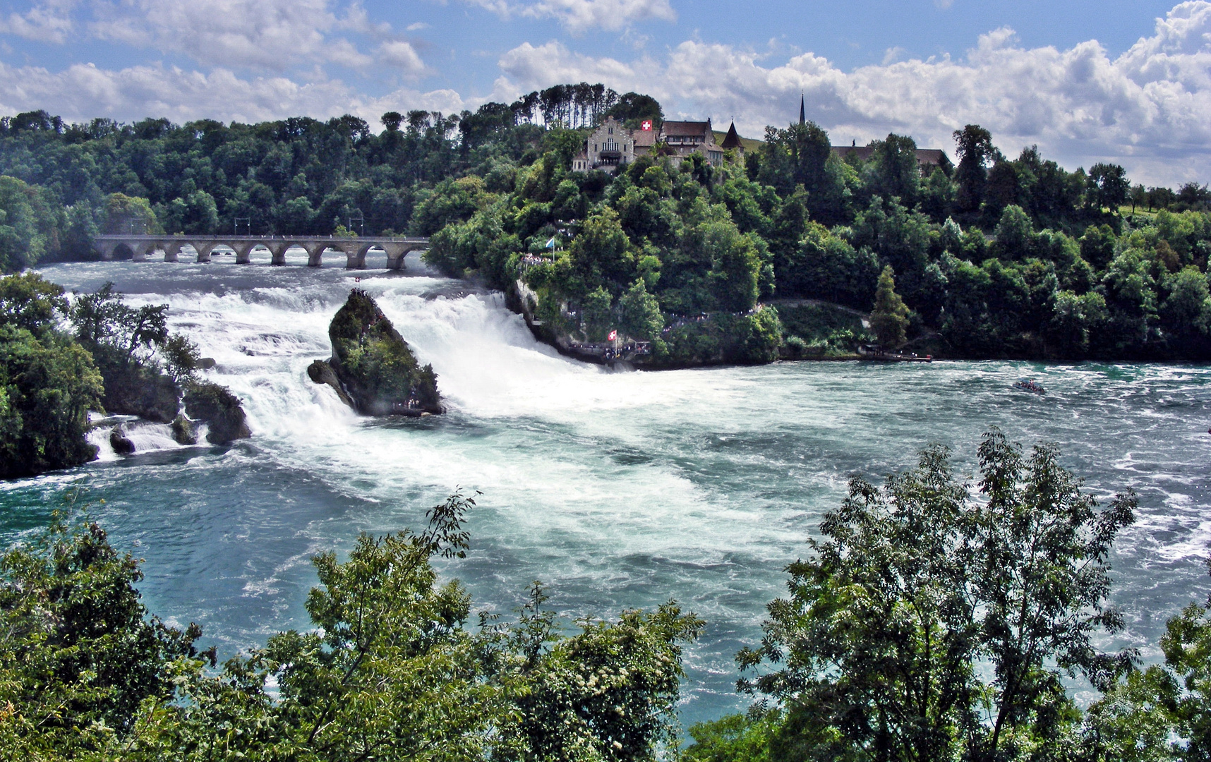 Rheinfall im Kanton Schaffhausen (Schweiz)