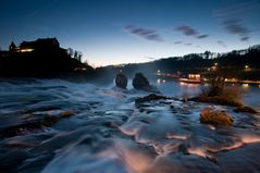 Rheinfall im letzten Licht