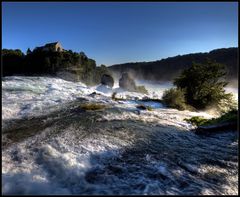 Rheinfall in der Abendsonne