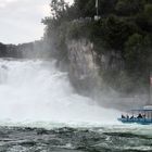 Rheinfall mit Boot