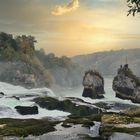 Rheinfall mit Schloss Laufen