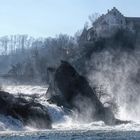 Rheinfall mit Schloß Laufen