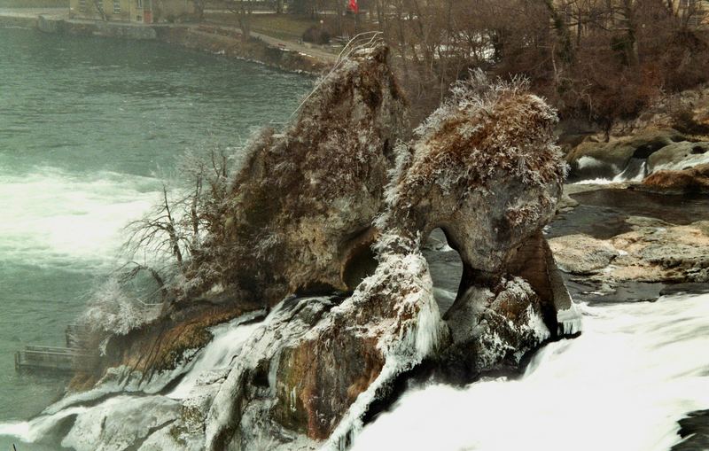 Rheinfall Mitte Januar