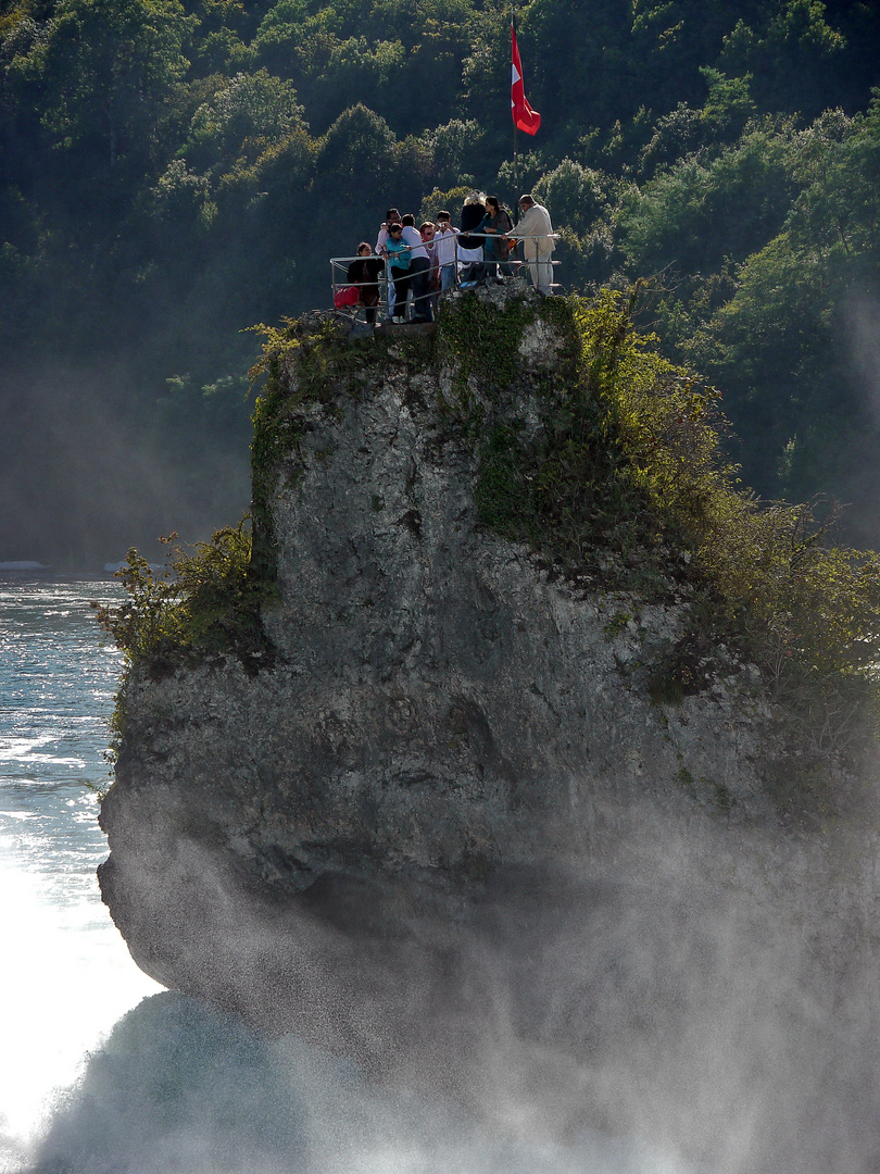 Rheinfall: Mittendrin