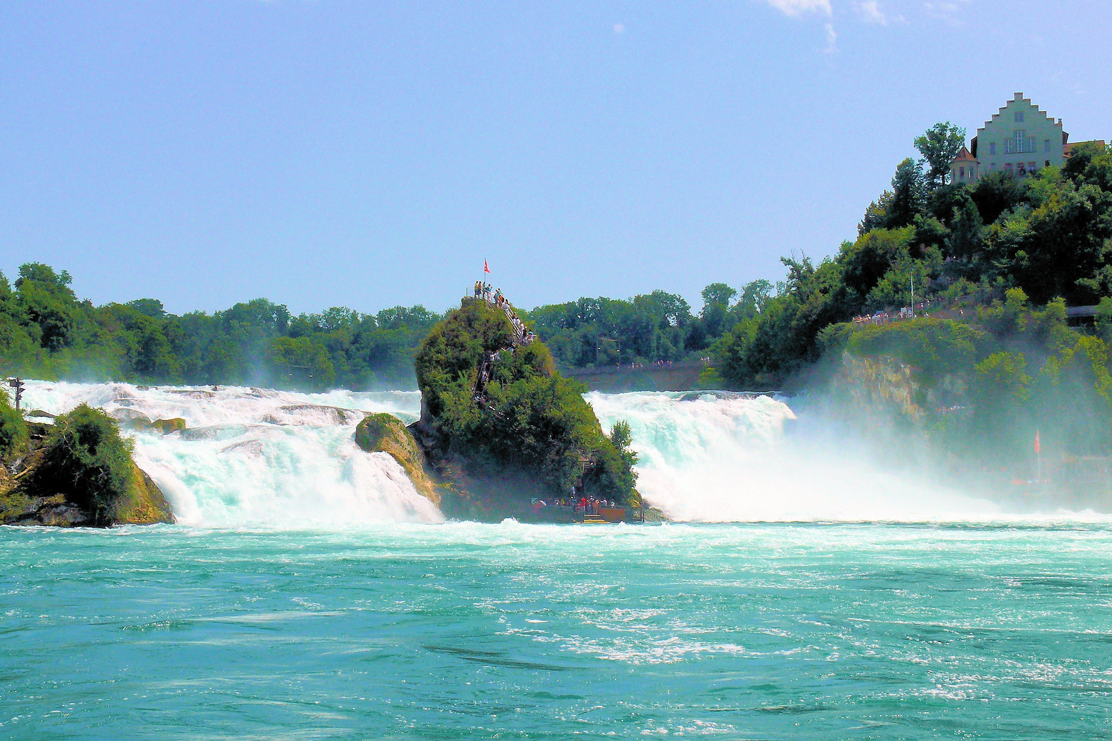 Rheinfall Neuhausen - Felsenausflug mit Schiff