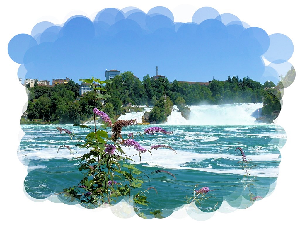 Rheinfall Neuhausen - grösster Wasserfall Europas