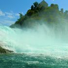 Rheinfall Neuhausen - Wasserfall-Fontäne