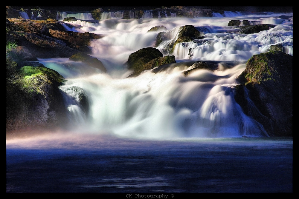 RHEINFALL Schaffhausen "NEU BELEUCHTET"