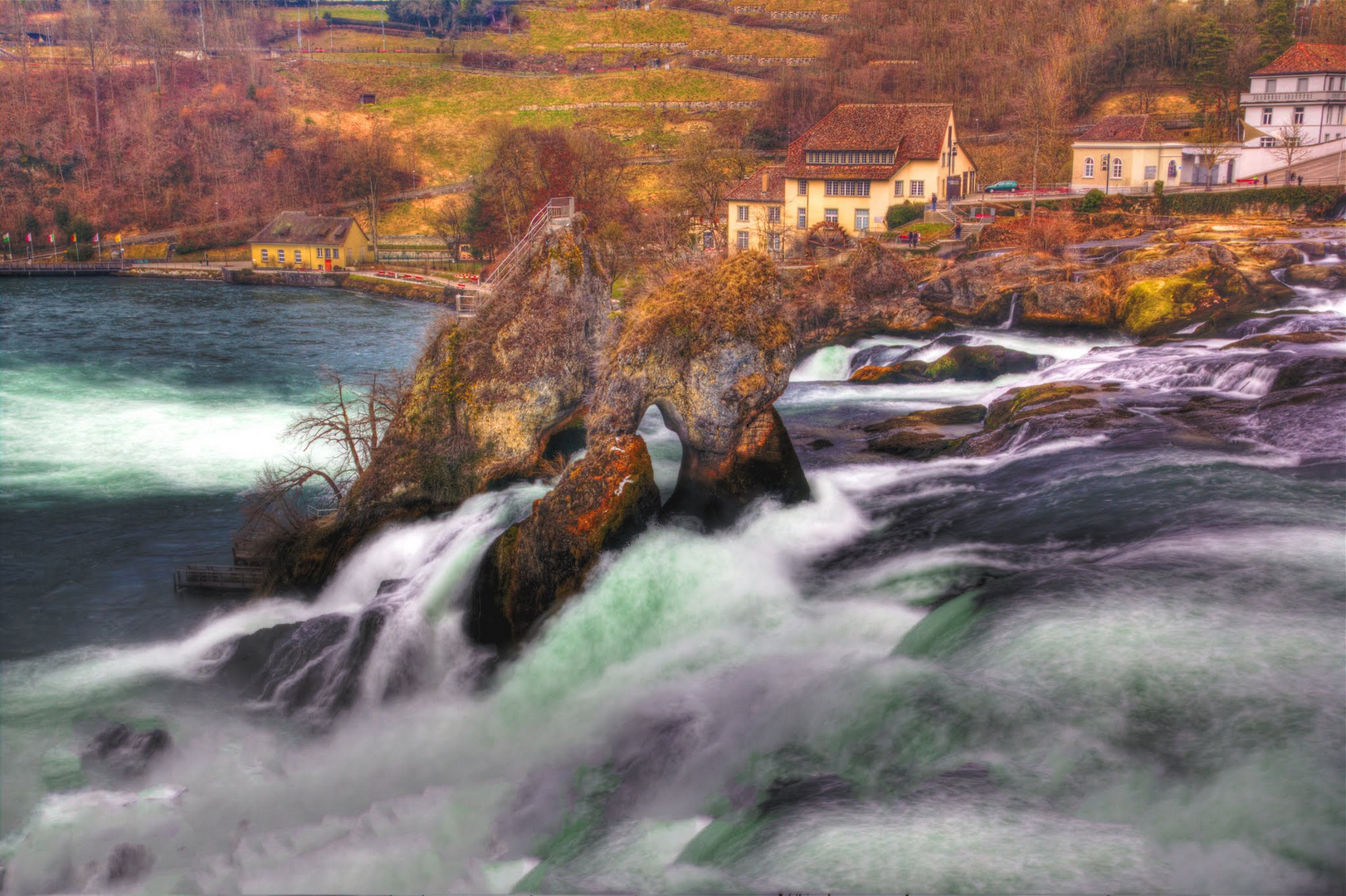 Rheinfall Schaffhausen, Schweiz