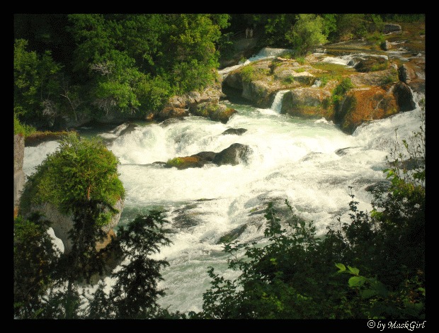 Rheinfall - Schaffhausen (Schweiz) - farbig