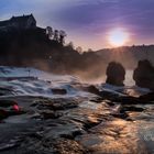 Rheinfall, Sonnenuntergang