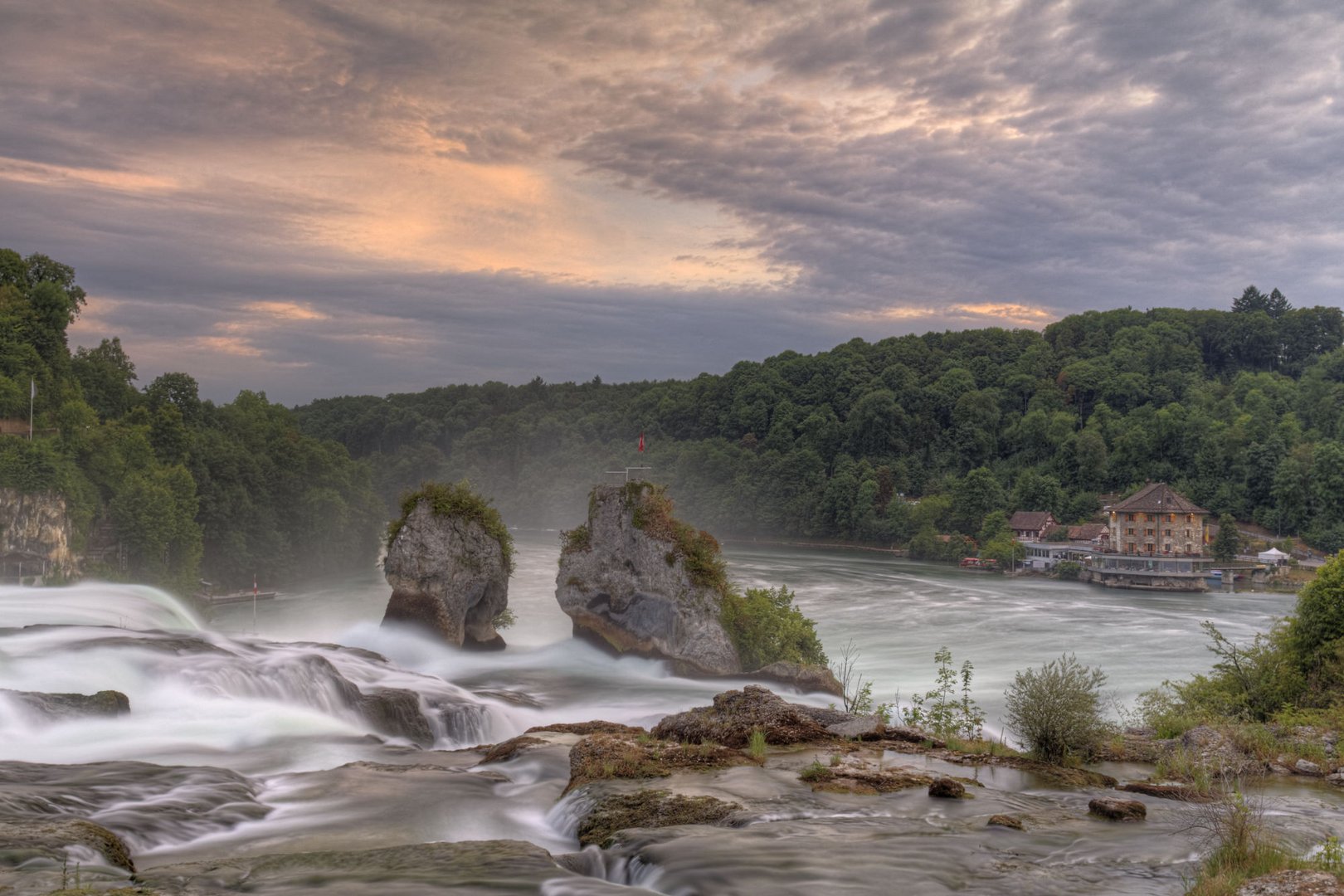 Rheinfall @ sunset