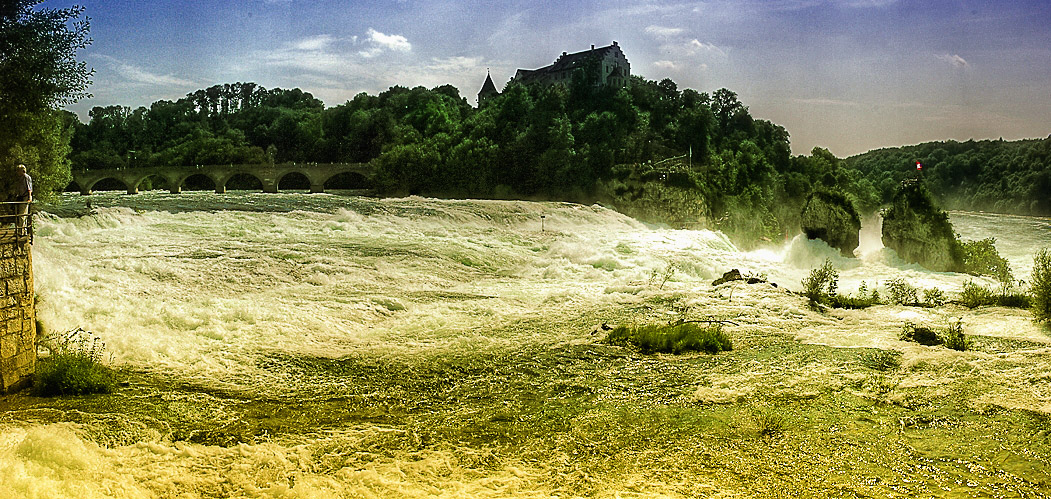 Rheinfall von der oberen Aussichtsplattform