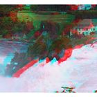 Rheinfall von Schaffhausen #2 in 3D (Rot/Cyan)