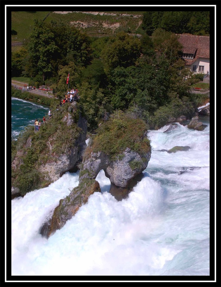 Rheinfall von Schaffhausen.