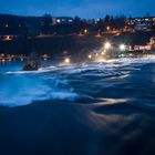 Rheinfall zur "blauen Stunde"