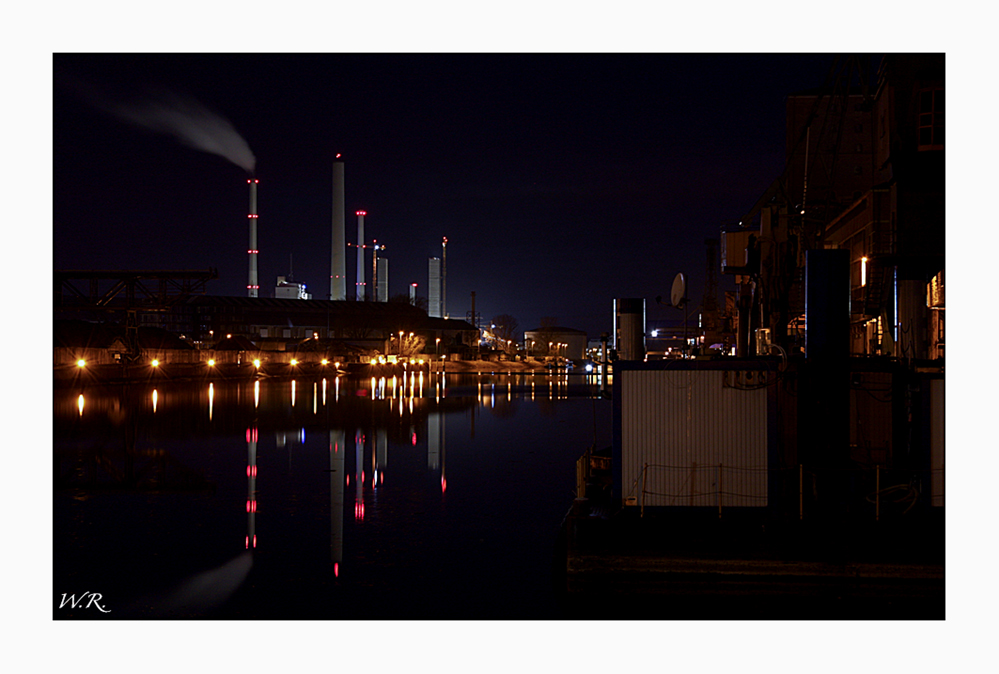 Rheinhafen bei Nacht t#1