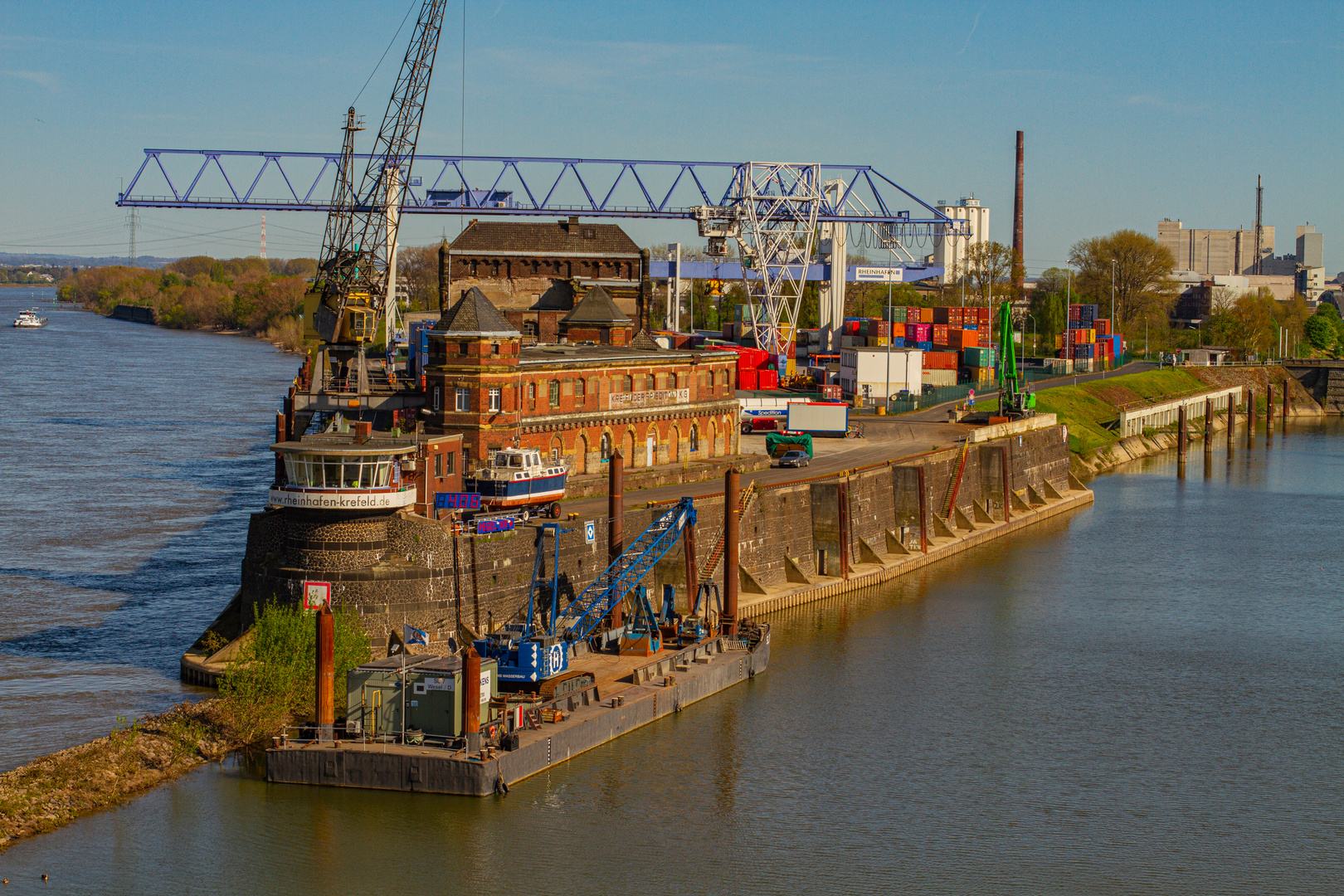 Rheinhafen in Krefeld