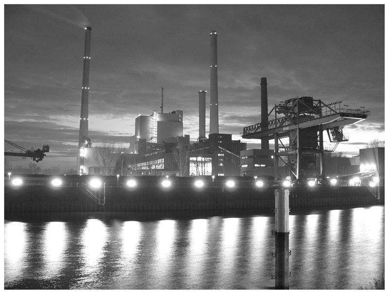 Rheinhafen in s/w #2