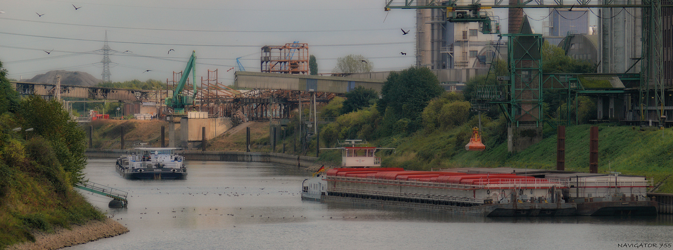 Rheinhafen / Krefeld-Uerdingen. HDR