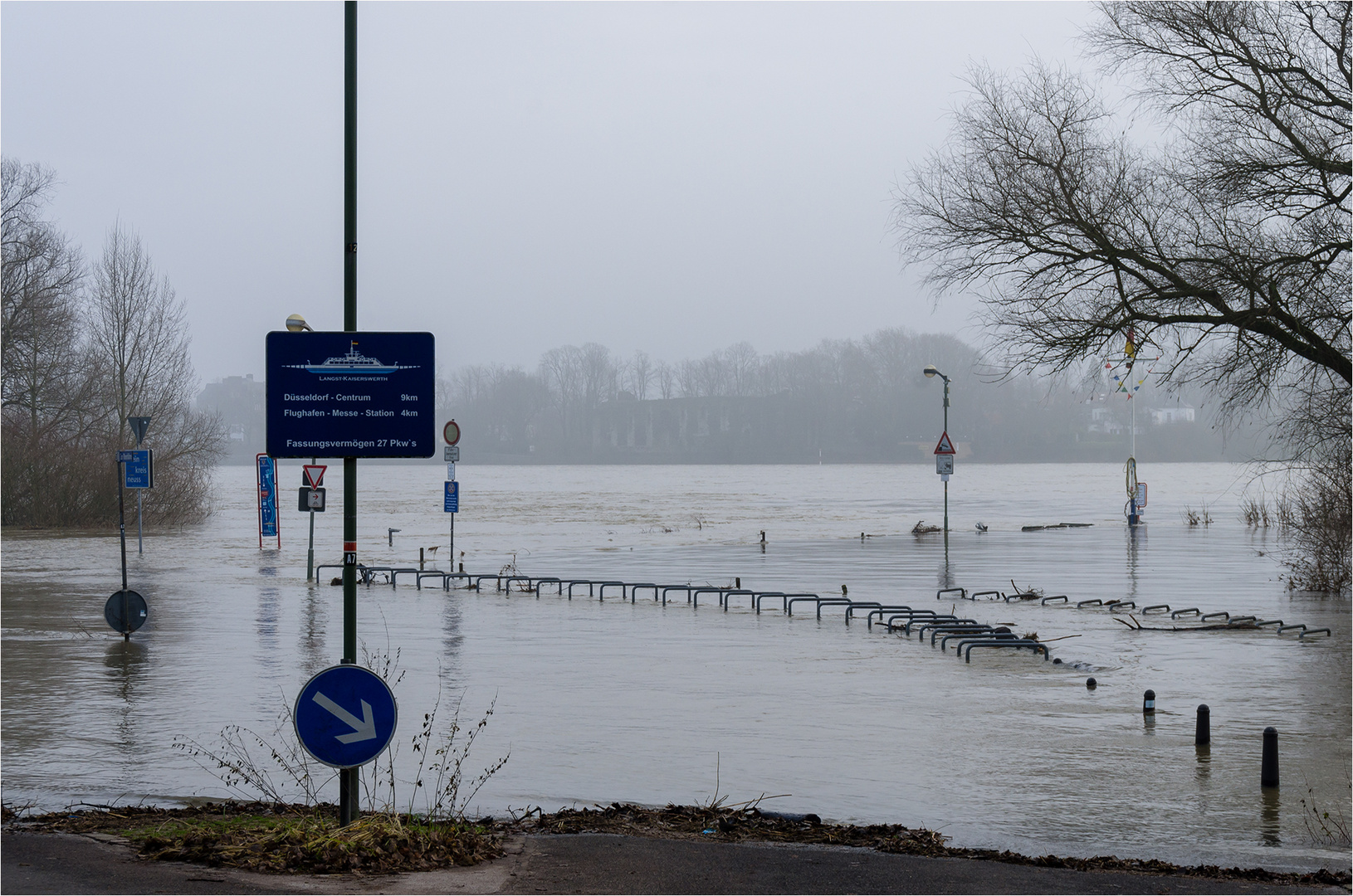 Rheinhochwasser 2. Welle