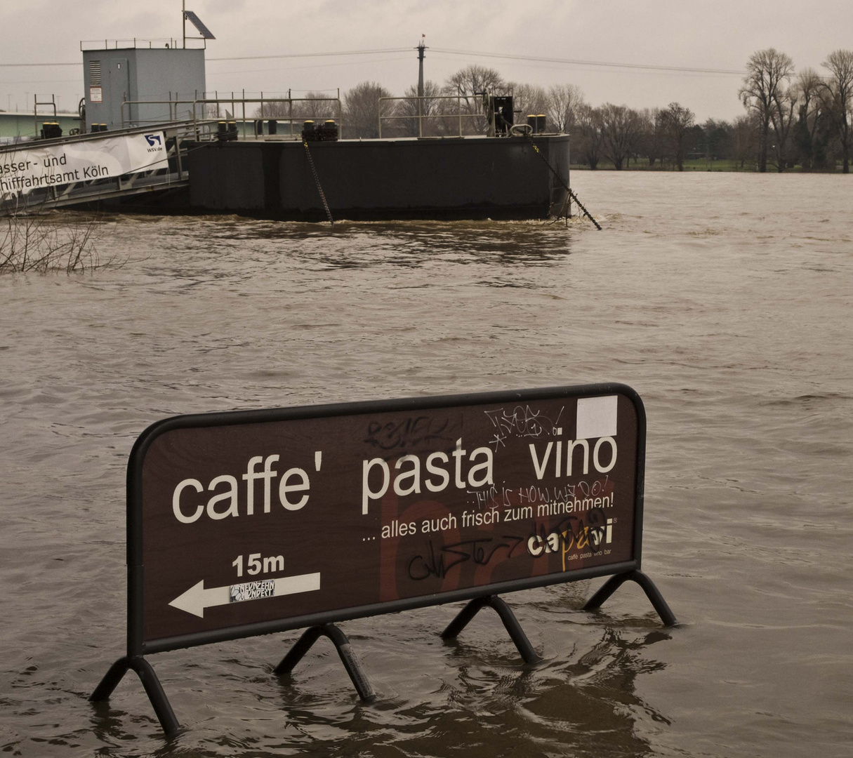 Rheinhochwasser 4